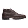 BOTA CHELSEA MASCULINA CASUAL EM COURO MARROM
