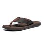 CHINELO MASCULINO CASUAL EM COURO PRETO