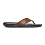 CHINELO MASCULINO CASUAL EM COURO MARROM