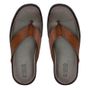 CHINELO MASCULINO CASUAL EM COURO MARROM