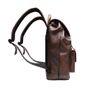 MOCHILA PORTA NOTEBOOK MASCULINA EM COURO MARROM