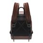 MOCHILA PORTA NOTEBOOK MASCULINA EM COURO MARROM