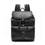 Mochila Porta Notebook Masculina Em Couro Preto