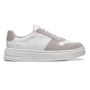 TÊNIS MASCULINO CASUAL EM COURO BRANCO COM CONFORTO