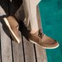 BOTA MASSIMO DERBY MASCULINA CASUAL EM COURO MARROM