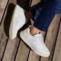 TÊNIS CARUSO MASCULINO CASUAL EM COURO BRANCO