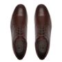SAPATO DERBY MASCULINO CASUAL EM COURO MARROM 