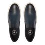SLIP-ON MASCULINO CASUAL EM COURO AZUL