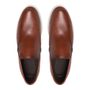 SAPATO MOCASSIM MASCULINO CASUAL EM COURO MARROM