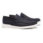 SAPATO MOCASSIM MASCULINO CASUAL EM COURO AZUL