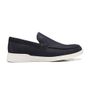 SAPATO MOCASSIM MASCULINO CASUAL EM COURO AZUL