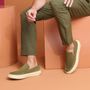 SAPATO MOCASSIM MASCULINO CASUAL EM COURO VERDE
