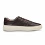 TÊNIS MASCULINO CASUAL EM COURO MARROM 
