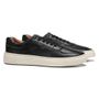 TÊNIS MASCULINO CASUAL EM COURO PRETO