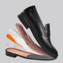  SAPATO LOAFER MASCULINO SOCIAL EM COURO PRETO COM CONFORTO