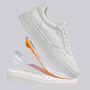 TÊNIS MASCULINO CASUAL EM COURO BRANCO COM CONFORTO 
