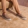  SAPATO MOCASSIM MASCULINO CASUAL EM COURO MARROM COM CONFORTO