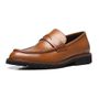 SAPATO LOAFER MASCULINO CASUAL EM COURO MARROM