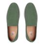 SAPATO ETTORE MOCASSIM MASCULINO CASUAL EM COURO VERDE COM CONFORTO