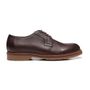 SAPATO VIVALDI DERBY MASCULINO CASUAL EM COURO MARROM COM CONFORTO