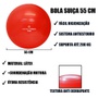 Bola Suiça para Pilates e Ginástica 55cm