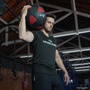 Suporte + Wall Ball 4kg e 6kg + Power Bag 5kg e 10kg Para Treino Funcional