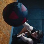 Suporte + Kit 4 Wall Balls 10kg Para Academia de treino Funcional