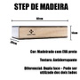 Step de Madeira e Eva para Ginástica 60x30x14