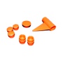 Kit 2 Cones Coloridos com Barreira Treino funcional de Agilidade