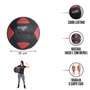 Suporte + Kit Wall Balls 4, 6, 8 e 10kg Treino funcional e Cross Training
