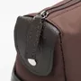 Necessaire Masculina em Nylon com Detalhe em Couro Café