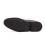 Sapato Derby Masculino Casual Em Couro Marrom Em Gel