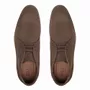  BOTA DERBY MASCULINA CASUAL EM COURO MARROM COM CONFORTO 