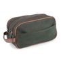 Necessaire Couro Legítimo Camurça Furadinho Militar NC104