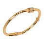 Pulseira Fecho Rosca Zamak Dourado 