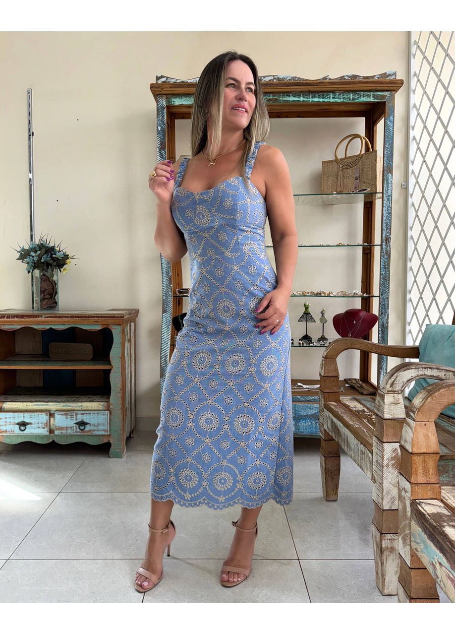 Vestido Marcela - Azul