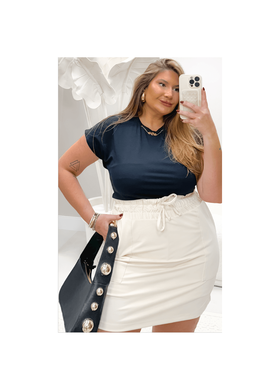 Short Saia Yasmim - Bege