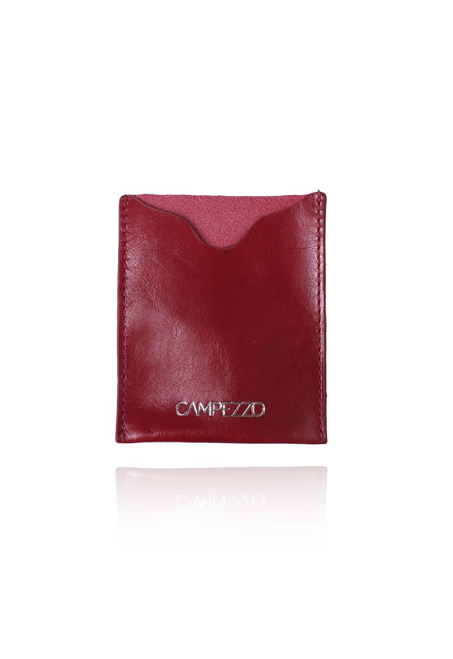 Carteira Slim Couro Vinho