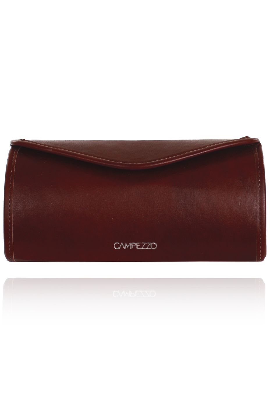 Estojo/Clutch Couro Marrom