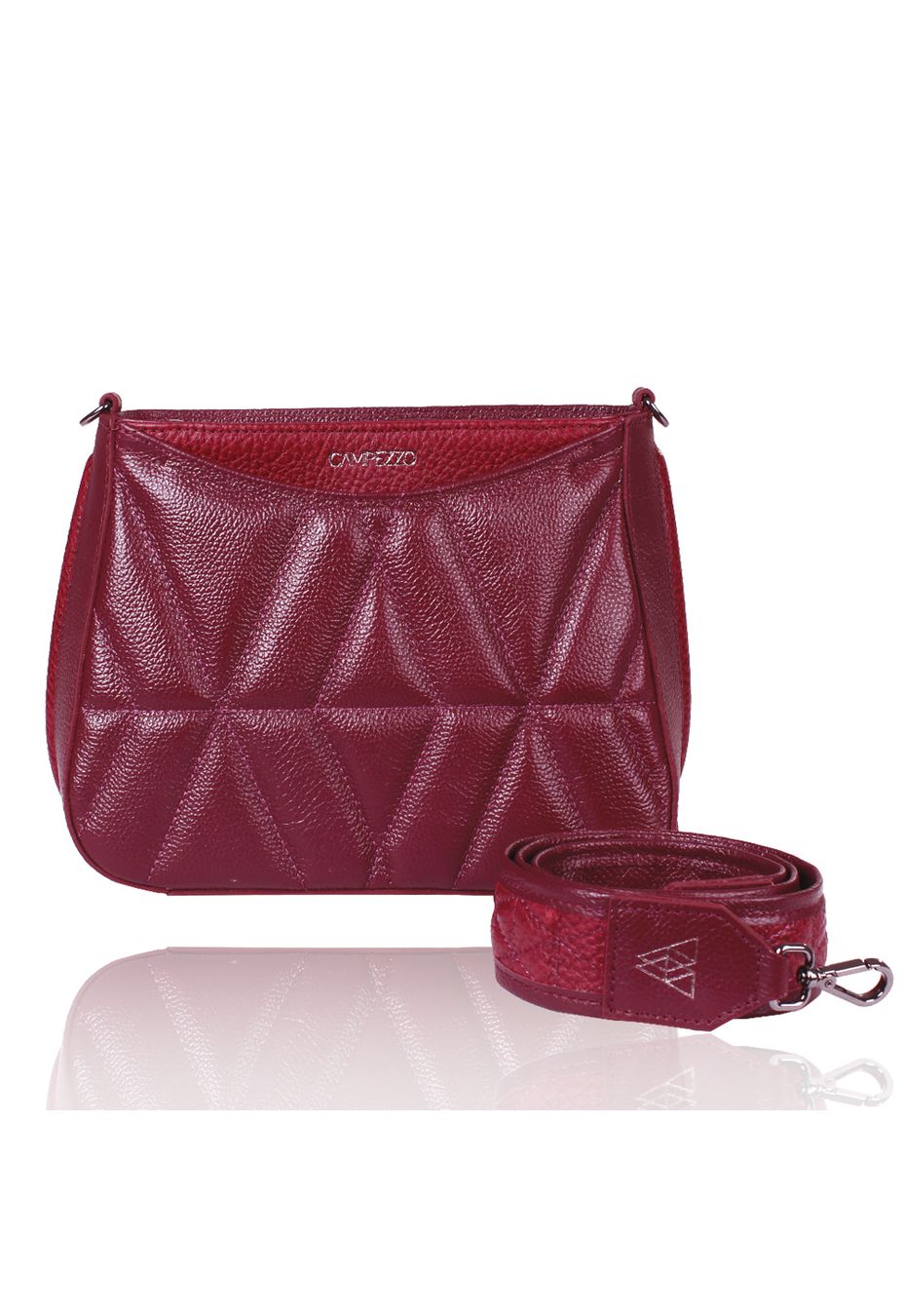Bolsa Dayana Couro Marsala c/ Vinho