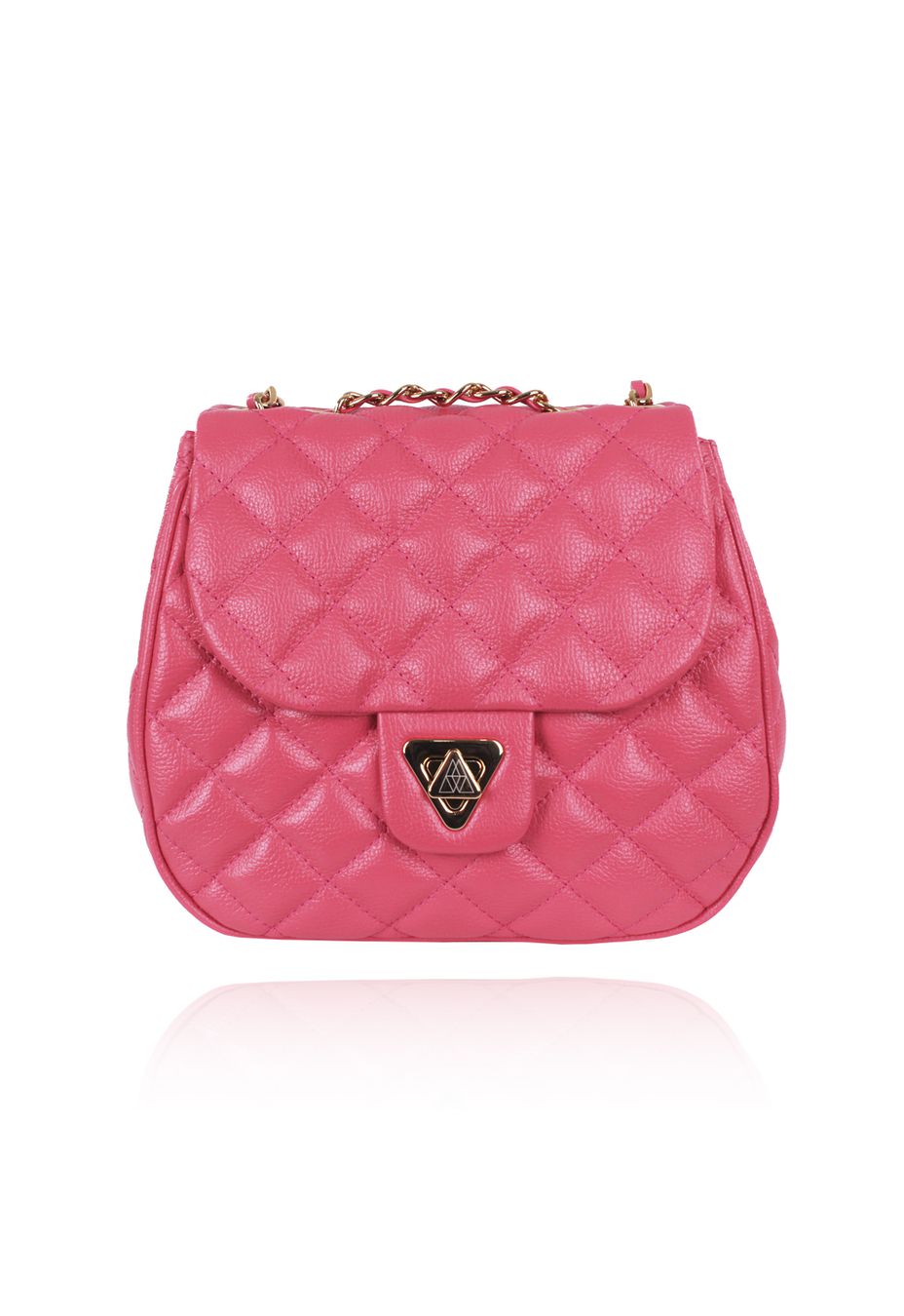 Bolsa Marilyn Couro Pink Blush