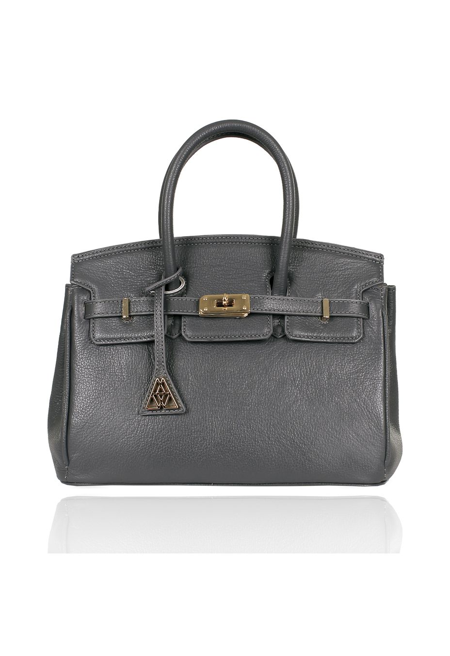 Bolsa Meryl Couro Carbono