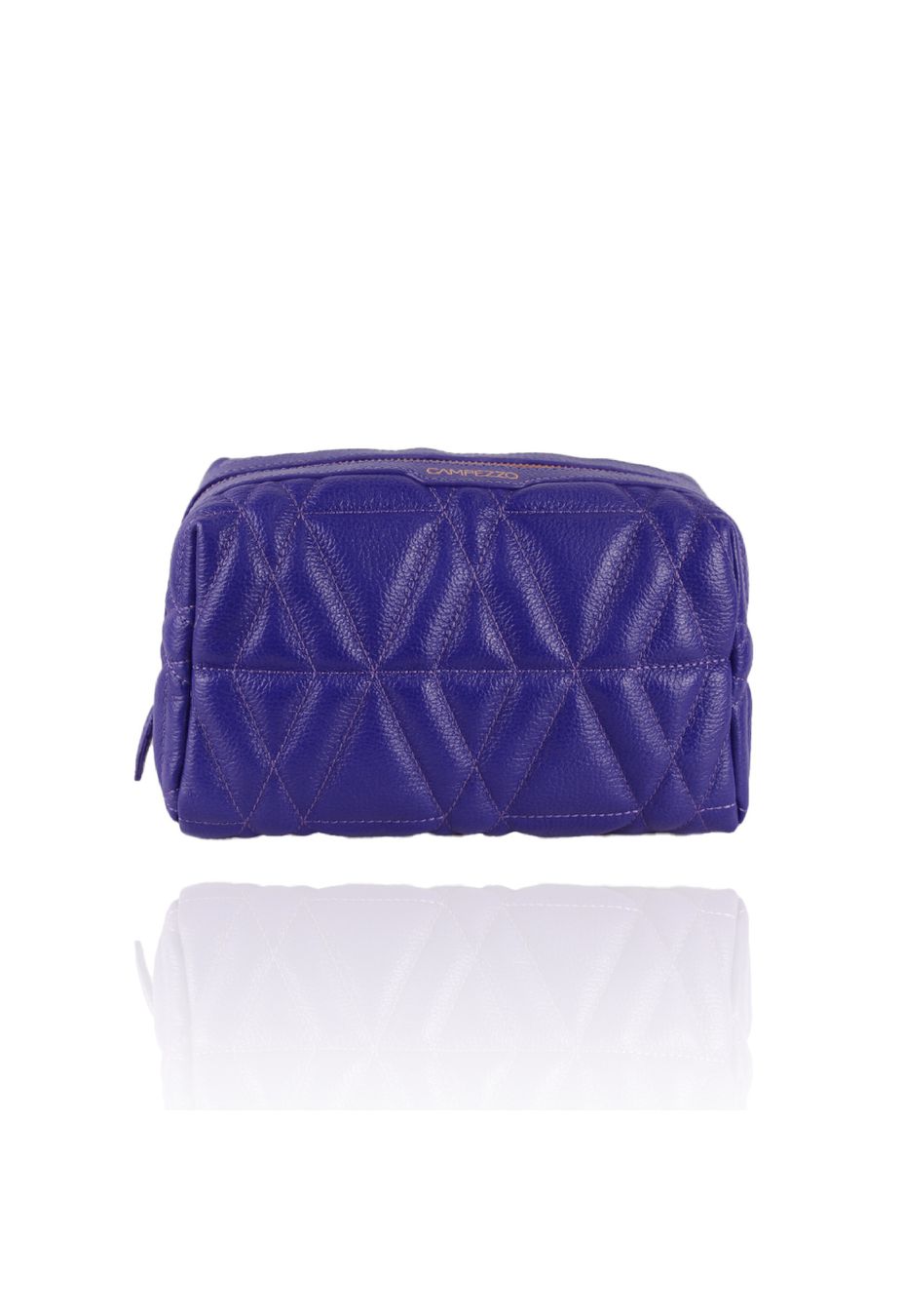Necessaire Blush Grande Couro Roxo