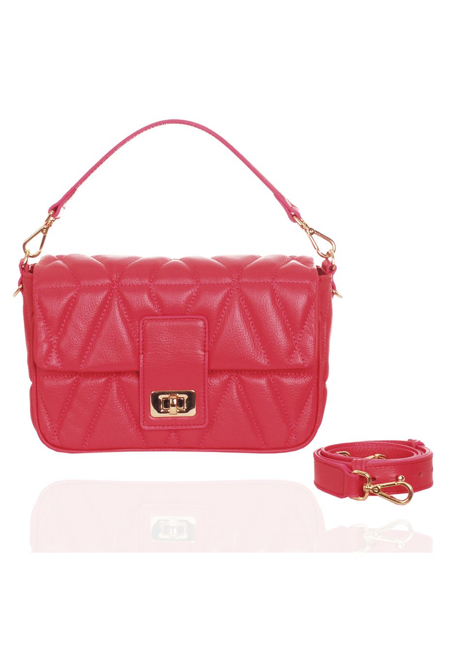 Bolsa Carrie Petit Couro Pitaya