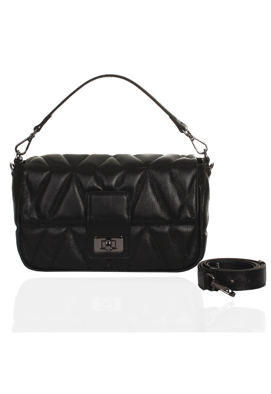 Bolsa Carrie Petit Couro Preto