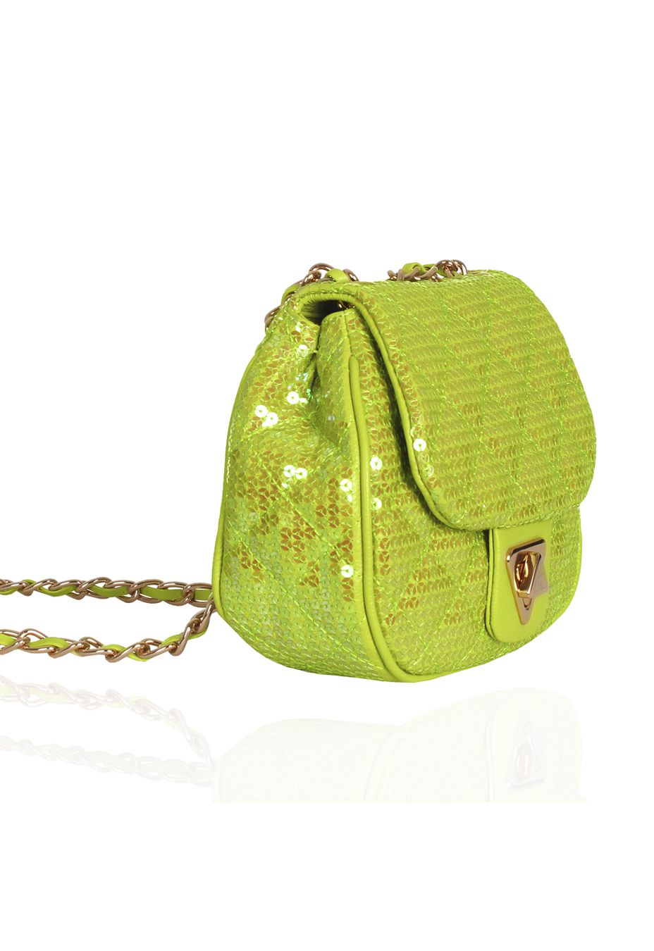 Bolsa Marilyn Petit Couro Lima Paetê | CAMPEZZO