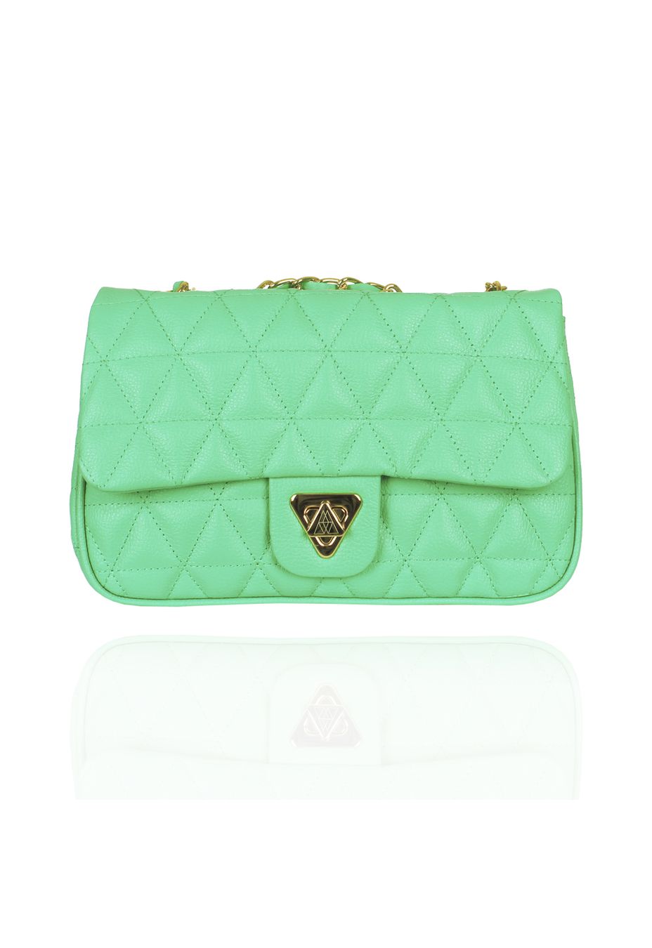 Bolsa Nina Petit Couro Aqua Green