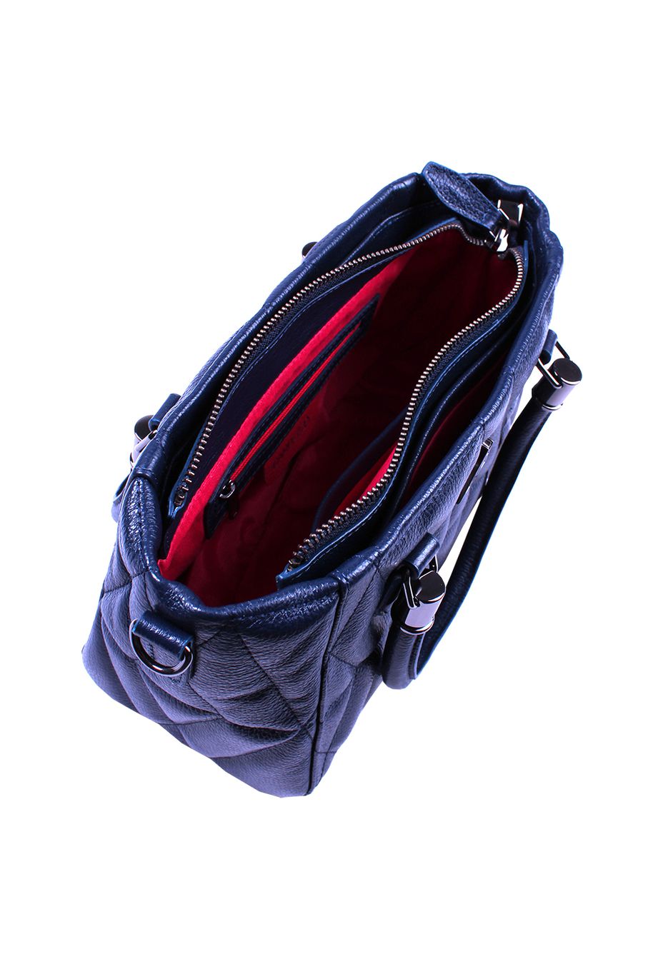 Bolsa Queen Petit Couro Azul Marinho | CAMPEZZO