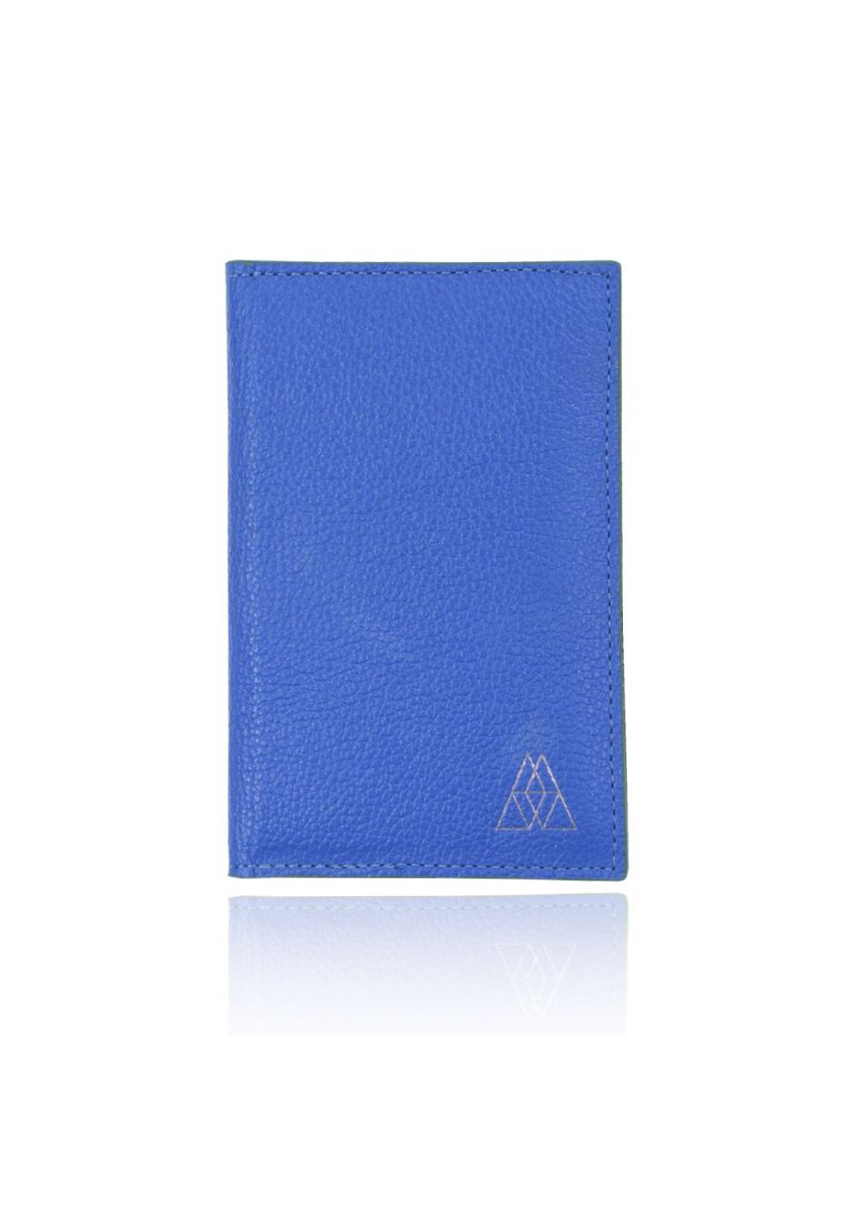Porta Passaporte Couro Brasil (Azul, Verde e Amarelo)