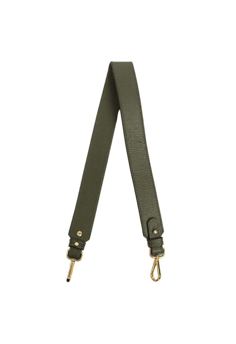 Alça Flat Couro Militar